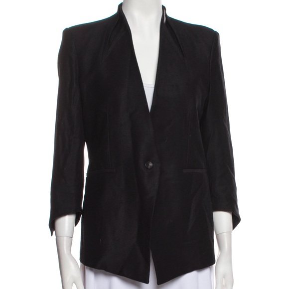 Helmut Lang for INTERMIX Black Blazer - Picture 1 of 15